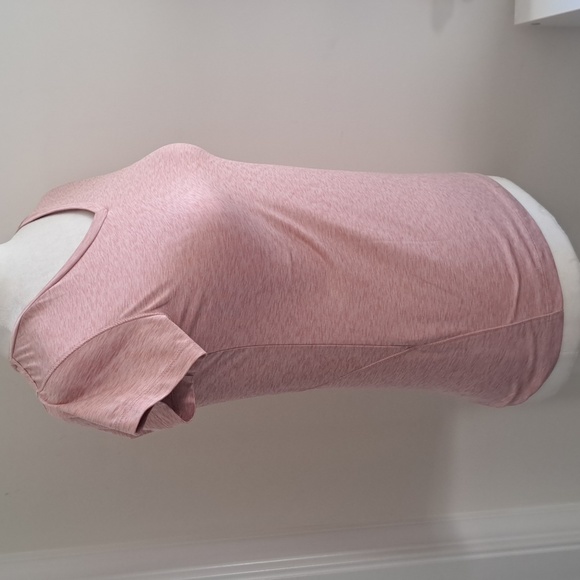 ASICS Pink Athletic V-neck Top size XS - Picture 4 of 7